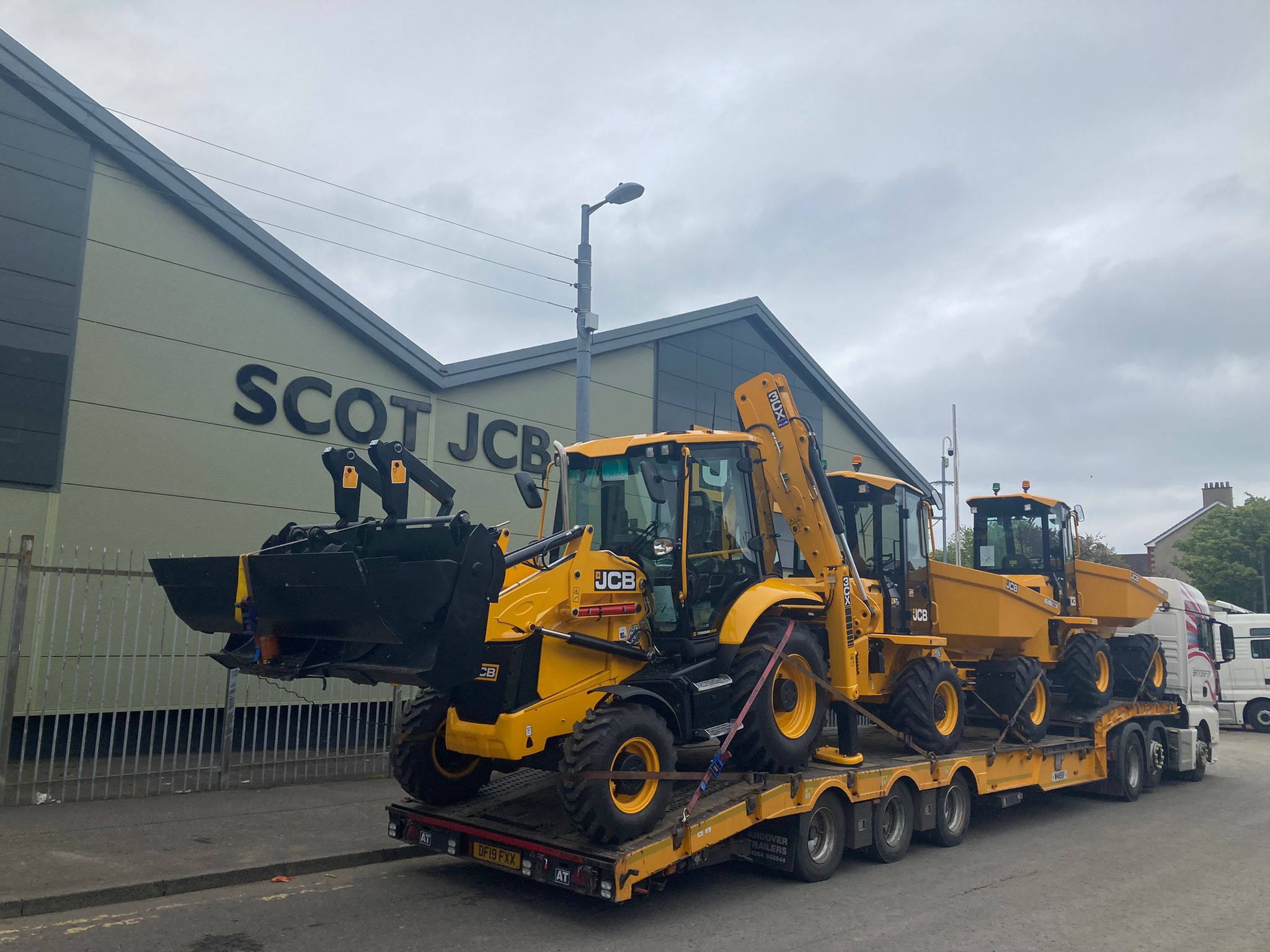 In glorious Glasgow sunshine we take delivery of our new JCB 👍, By Rowebb  Ltd